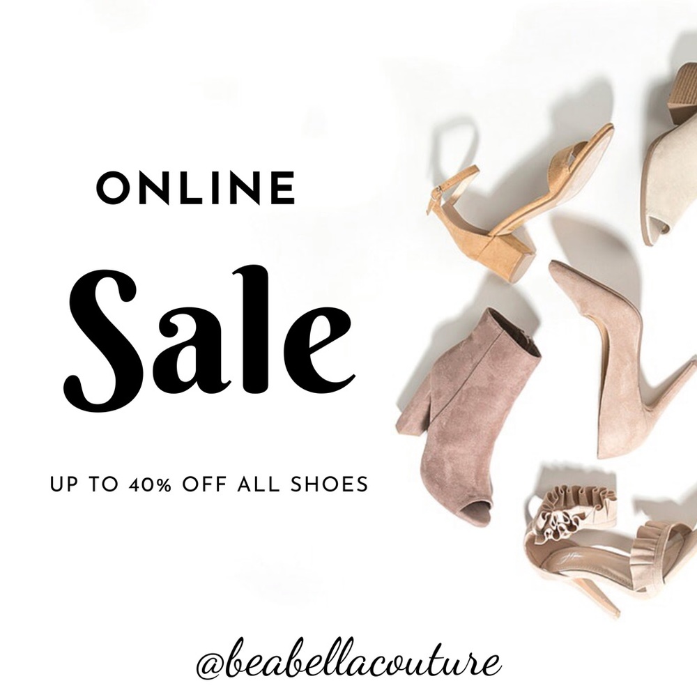 40% OFF ALL SHOES - Picture 1 of 1